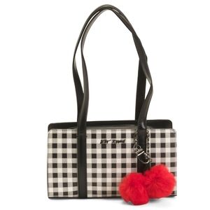 NEW Betsey Johnson Checkered Handbag